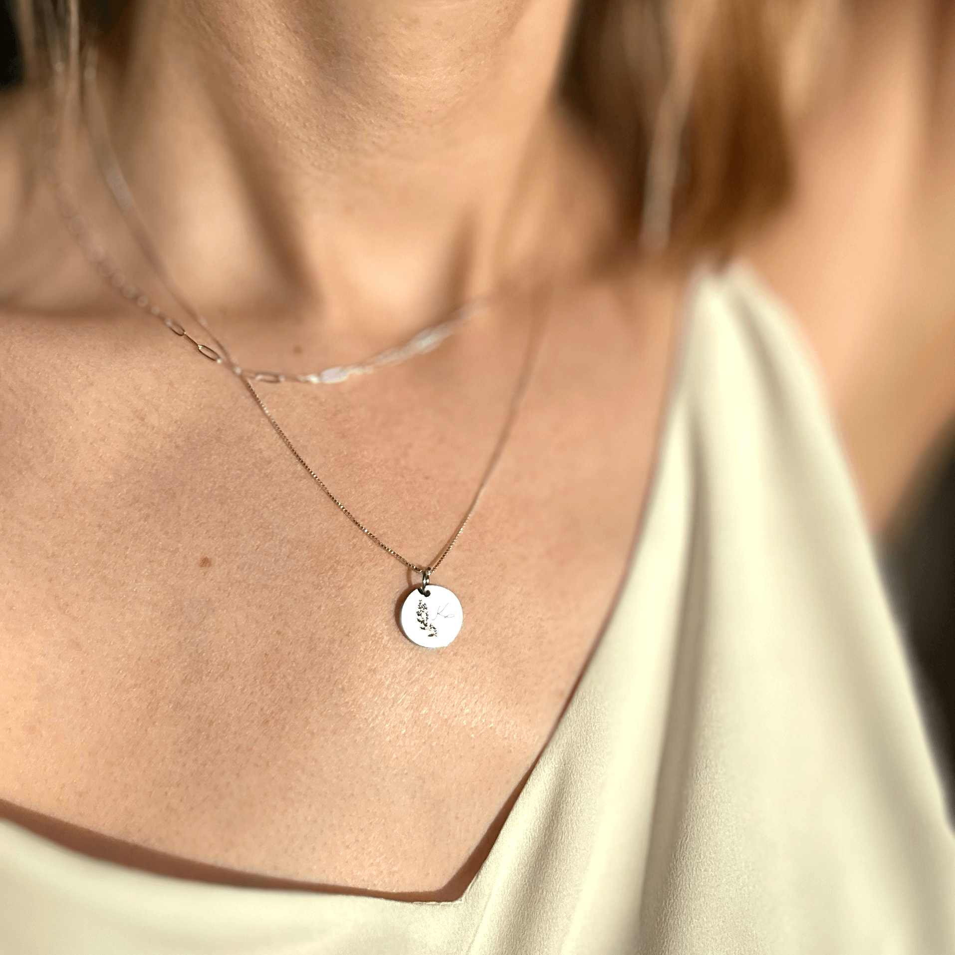 13mm Round Pendant - Necklaces