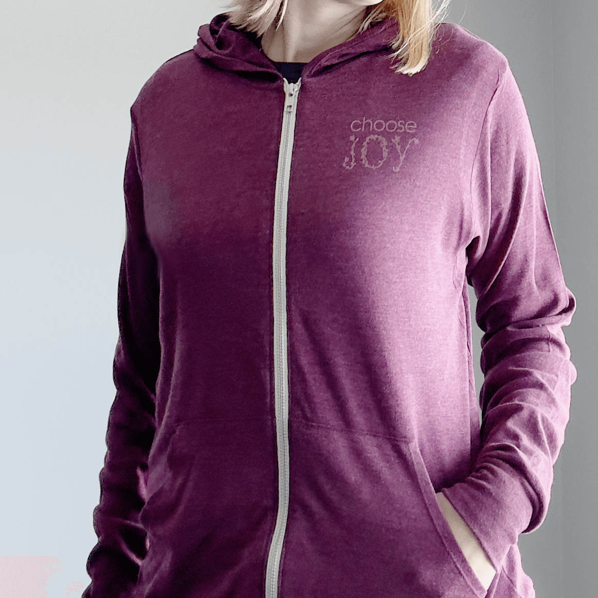 Choose Joy Lightweight Hoodie - Shirts & Tops